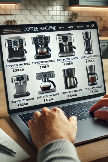 Kaffeemaschinenwahl